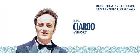 Carbonara, in piazza Umberto il cabaret di Renato Ciardo